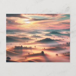Misty Morning Magic - Briefkaart