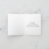 Misty Morning Meadow Sympathy Bedankt Kaart (Binnen)