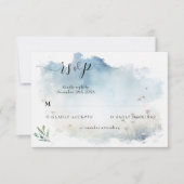 Misty Morning Meadow Wedding RSVP (Voorkant)