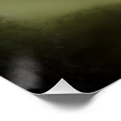 Misty Morning Monotone Forest Landscape Art Perfect Poster (Hoek)