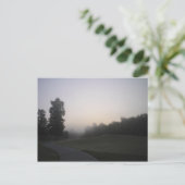 Misty Morning Path Briefkaart (Staand voorkant)
