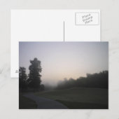 Misty Morning Path Briefkaart (Voorkant / Achterkant)