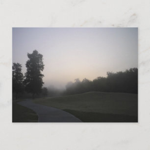 Misty Morning Path Briefkaart