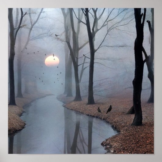 Misty Morning Poster (Voorkant)