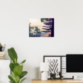 Misty Morning Poster (Thuiskantoor)