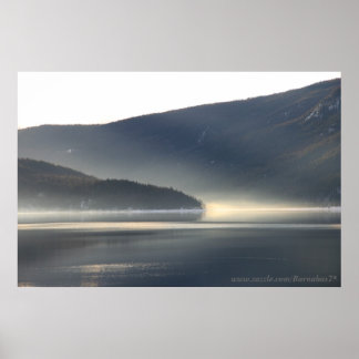 Misty Morning Poster