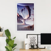 Misty Morning Poster (Thuiskantoor)