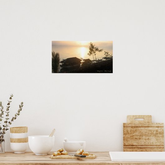 Misty Morning Poster (Keuken)