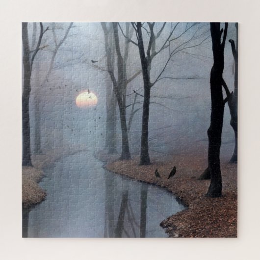 Misty Morning Puzzle Legpuzzel (Horizontaal)