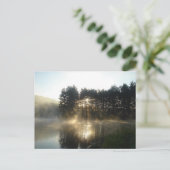 Misty Morning Sunrise Allegheny State Park Briefkaart (Staand voorkant)