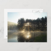 Misty Morning Sunrise Allegheny State Park Briefkaart (Voorkant / Achterkant)