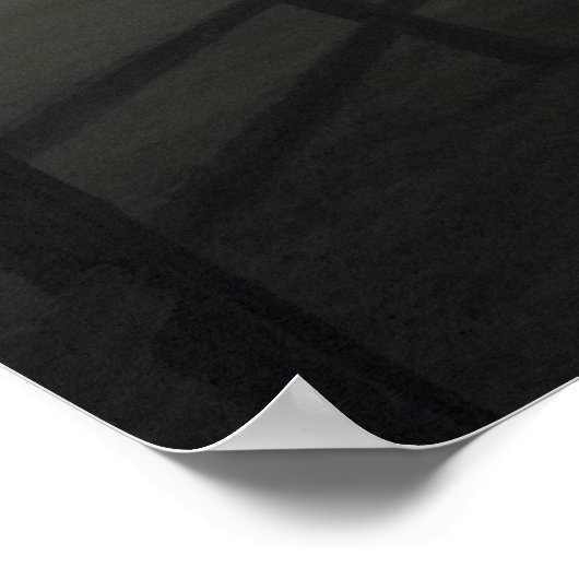 Misty Morning Uitzicht Poster (Hoek)