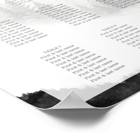 Misty Mountain bruiloft Poster (Hoek)