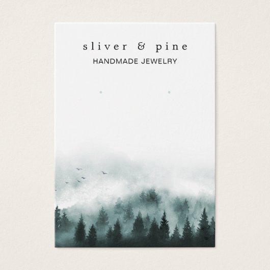 Misty Mountain Earring Display Kaart (Voorkant)