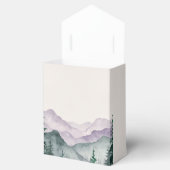 Misty Mountain Forest bruiloft Bedankdoosjes (Geopend)