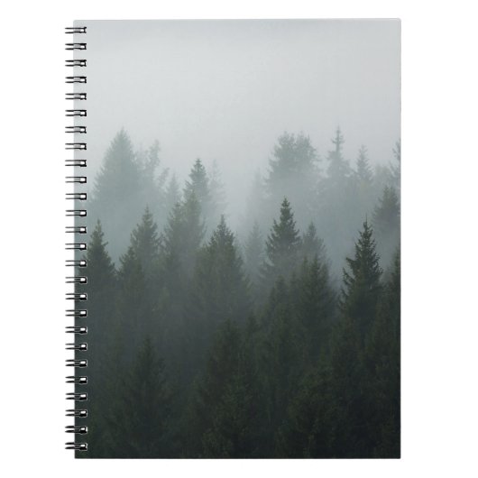Misty Mountain Forest herfstmist Notitieboek (Voorkant)