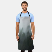 Misty Mountain Forest herfstmist Schort (Gedragen)