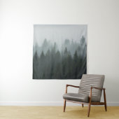 Misty Mountain Forest herfstmist Wandkleed (In situ)