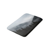 Misty Mountain Forest: Schilderachtig landschap Ui Badmat (Gekanteld)