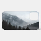 Misty Mountain Forest: Schilderachtig landschap Ui Case-Mate iPhone Case (Achterkant (horizontaal))