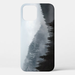 Misty Mountain Forest: Schilderachtig landschap Ui Case-Mate iPhone Case