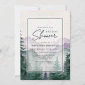 Misty Mountain Forest Script-Vrijgezellenfeest Kaart (Voorkant)