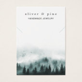 Misty Mountain Ketting Armband Display Kaart (Voorkant)