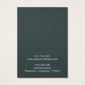 Misty Mountain Ketting en Earring Display Kaart (Achterkant)