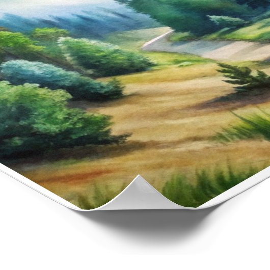 Misty Mountain Majesty Poster (Hoek)