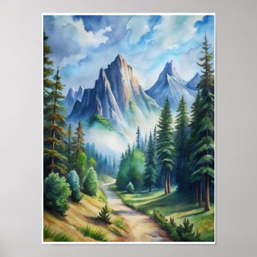 Misty Mountain Majesty Poster (Voorkant)