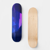Misty Mountain Paars Persoonlijk Skateboard (Voorkant)