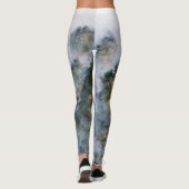 Misty Mountain Peaks Rocks Tranquility Serenity Ge Leggings (Achterkant)
