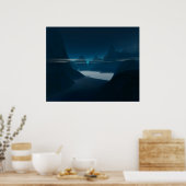 Misty Mountain Poster (Keuken)