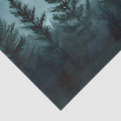 Misty Mountain Range Waterverf Decoupage Tissuepapier (Detail)