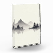 "Misty Mountain Reflections" Fotoblokken (Links)