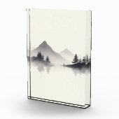 "Misty Mountain Reflections" Fotoblokken (Rechts)