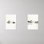 "Misty Mountain Reflections" Muurkunst Sets (Voorkant)