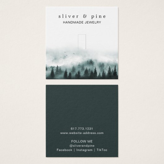 Misty Mountain Ring Display Kaart (Voorkant /achterkant)