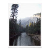 "Misty Mountain River" Yosemite Valley Foto print Foto Afdruk (Voorkant)