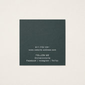 Misty Mountain Stud Earring Display Kaart (Achterkant)