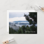 Misty Mountain Sympathcard Kaart (Voorkant / Achterkant in situ)