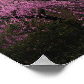 Misty Mountain Theehouse – Betoverde Japanse muurk Poster (Hoek)