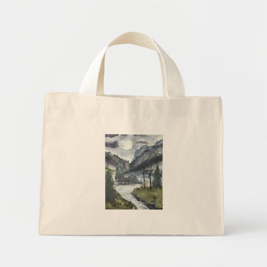 Misty Mountain Tote Bag (Voorkant)