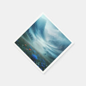 Misty Mountain Valley met wilde bloemen Servet (Hoek)