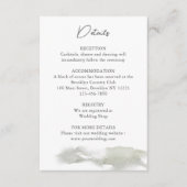 Misty Mountain Wedding Details  Informatiekaartje (Voorkant)