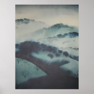 Misty Mountains - 1970; Verenigde Staten Eyvind E Poster