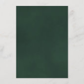 Misty Mountains Green Pine Forest trouwgegevens Informatiekaartje (Achterkant)