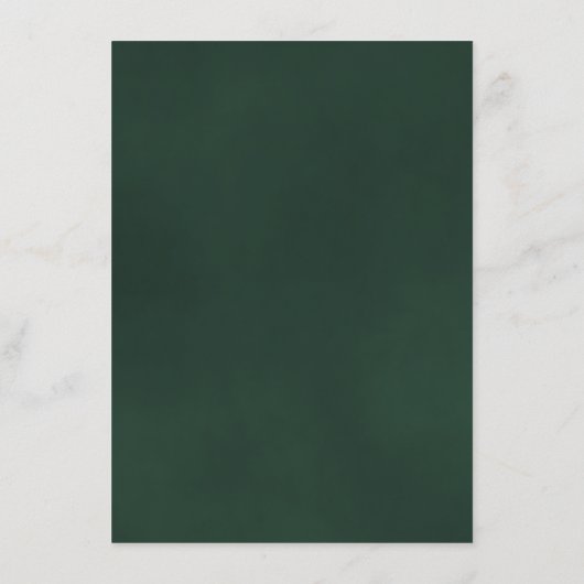 Misty Mountains Green Pine Forest trouwgegevens Informatiekaartje (Achterkant)