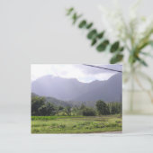Misty Mountains in Kauai, Hawaii Briefkaart (Staand voorkant)
