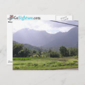 Misty Mountains in Kauai, Hawaii Briefkaart (Voorkant / Achterkant)